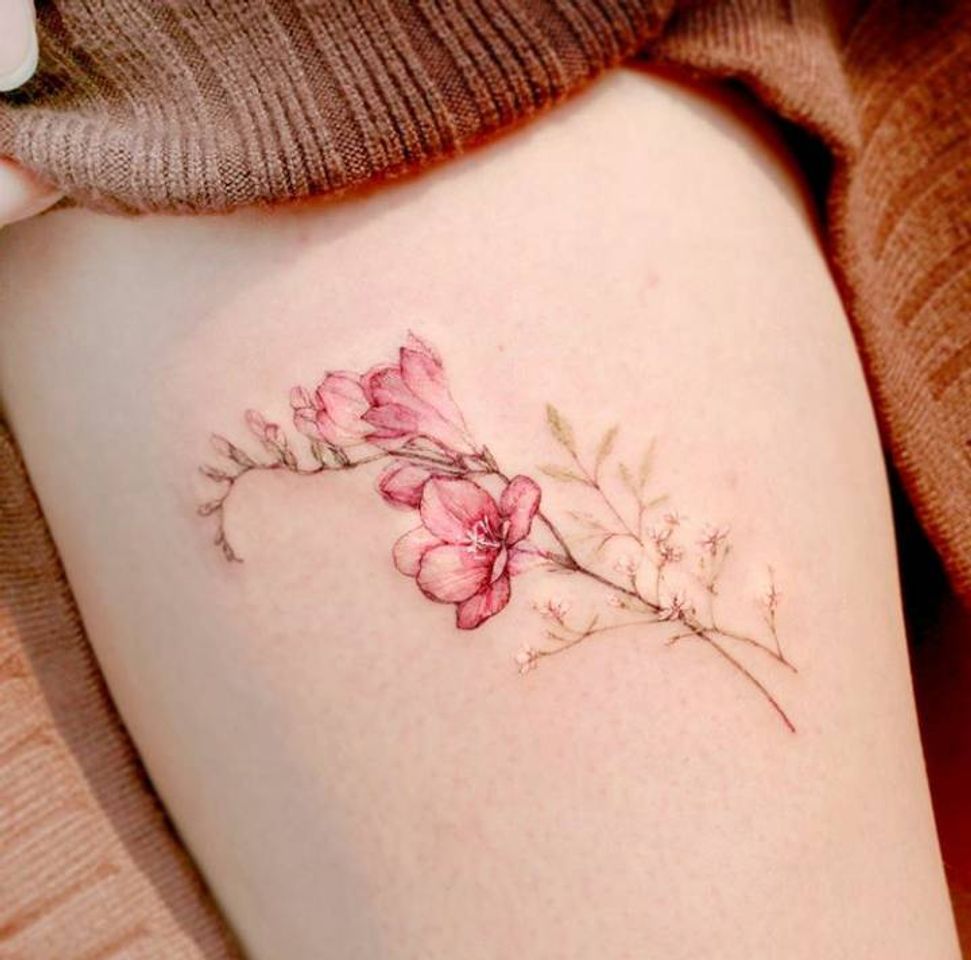 Social Tattoo de flor
