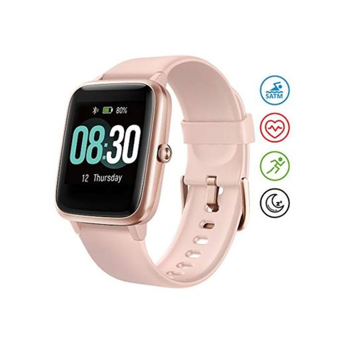 Producto UMIDIGI Uwatch3 Smartwatch Mujer Reloj Inteligent 5ATM Impermeable Smartwatch con Cronómetro Pulsera