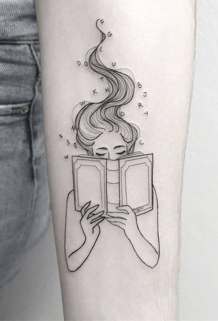 Fashion ▪️Tatto para aquelas que amam livros ▪️