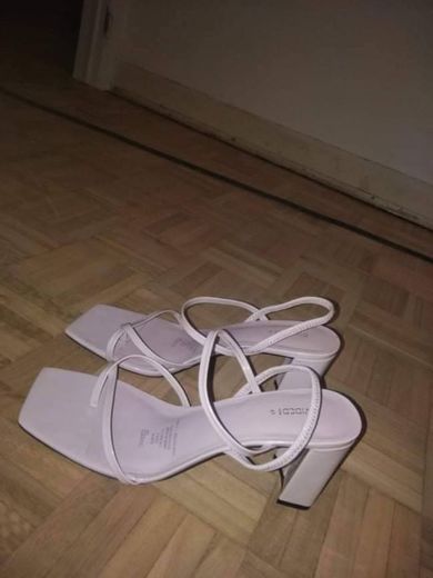 Sandálias com salto bloco - Malva - SENHORA | H&M PT