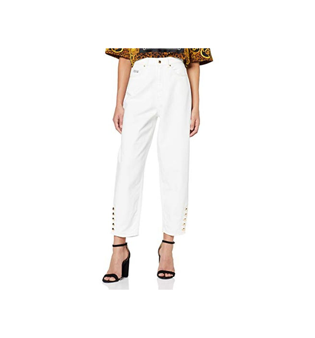 Products VERSACE JEANS COUTURE Lady Trouser Vaqueros Skinny, Blanco