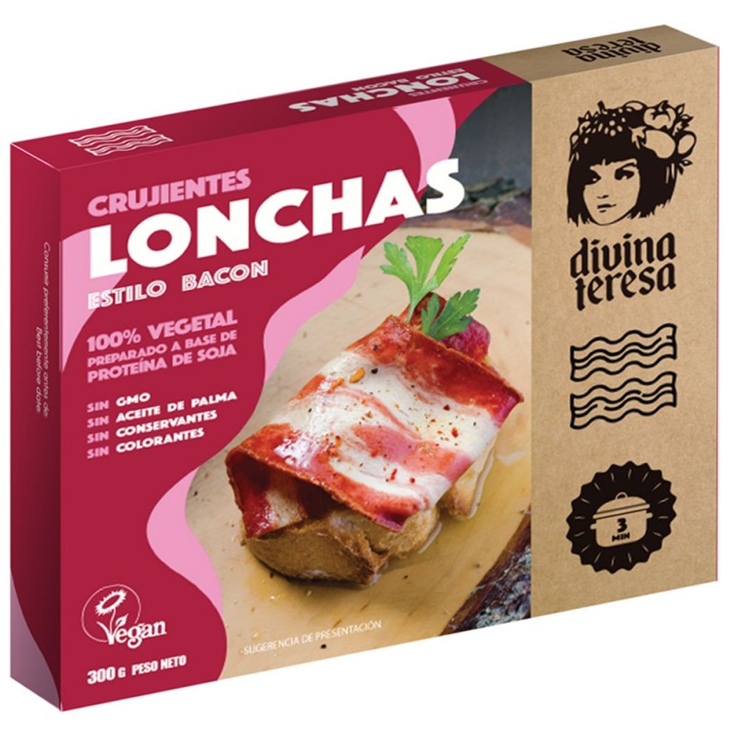 Moda Bacon Vegano en Lonchas Divina Teresa 400 gr