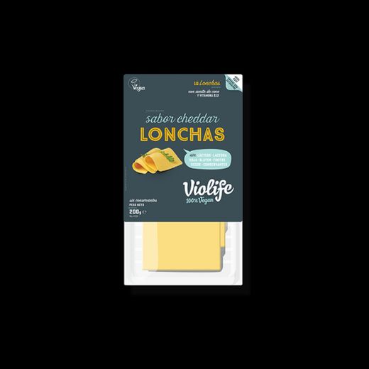Queso Vegano Cheddar en Lonchas Violife 200 gr