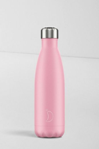 Chilly’s Pastel Pink 500ml Stainless Steel Water Bottle