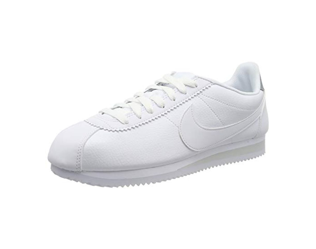 Moda Nike Classic Cortez Leather, Zapatillas de Running para Hombre, Blanco