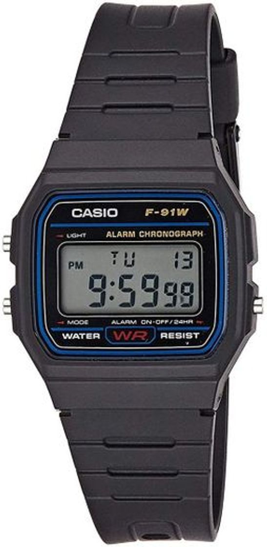 Fashion Reloj Casio Collection para Hombre F-91W-1YER