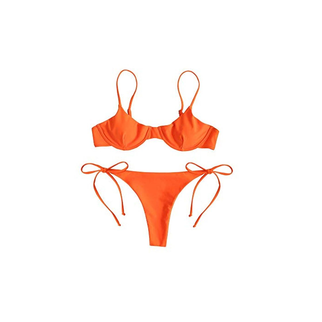 Producto ZAFUL Set De Bikini con Aro Braguita Anudada a los Laterales Traje