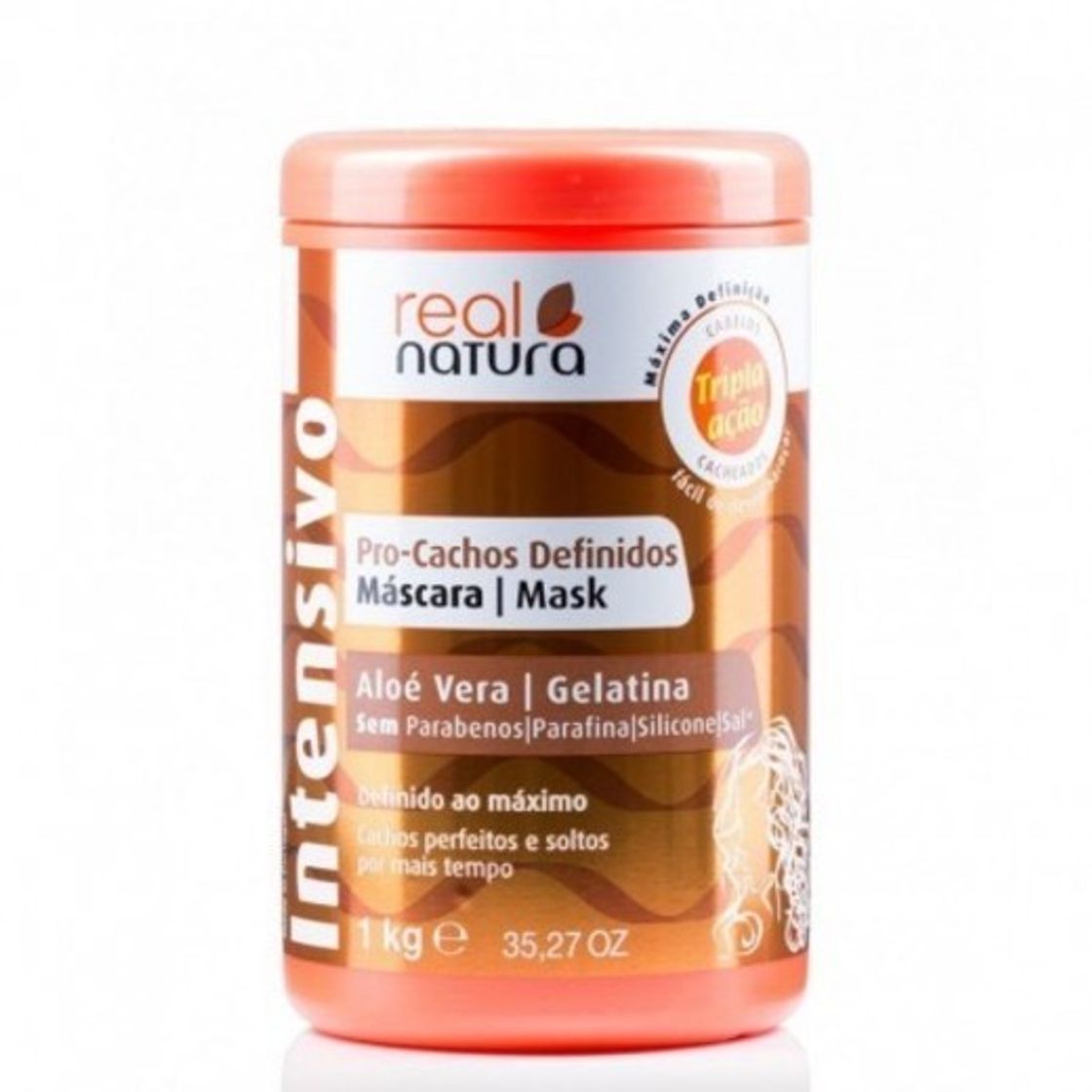 Real Natura Máscara Pro-Cachos definidos 1 kg
