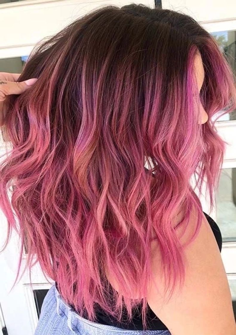 Moda Cabelo rosa 