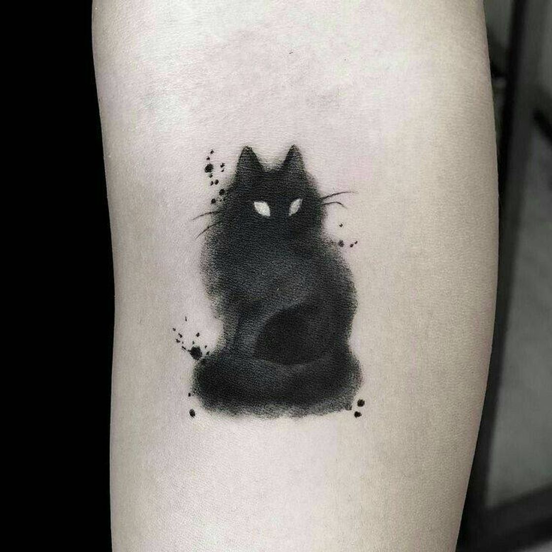 Fashion Tatuagem Gato Preto! 🐈