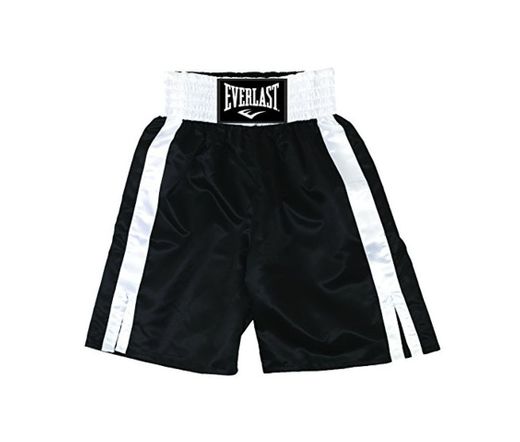 Everlast Pro 24` - Pantalones de boxeo, color Negro