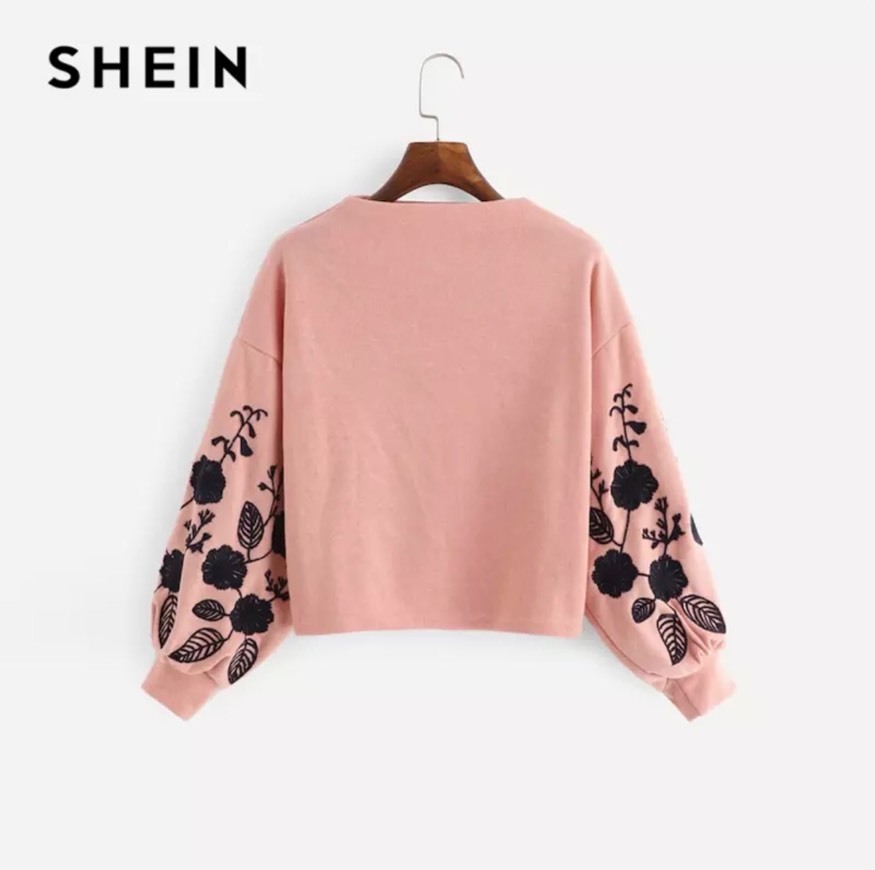 Moda Jersey con bordado de SHEIN