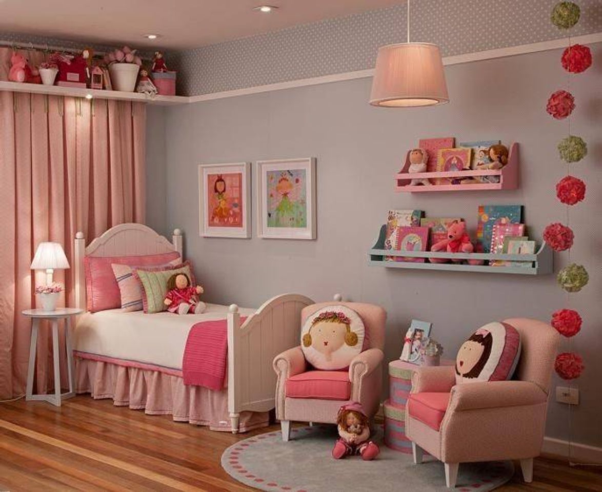 Moda Decoração quarto de menina