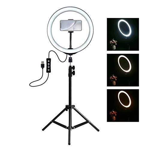 Social DUS Aro de Luz con Tripode LED Ring Light Anillo Luz para