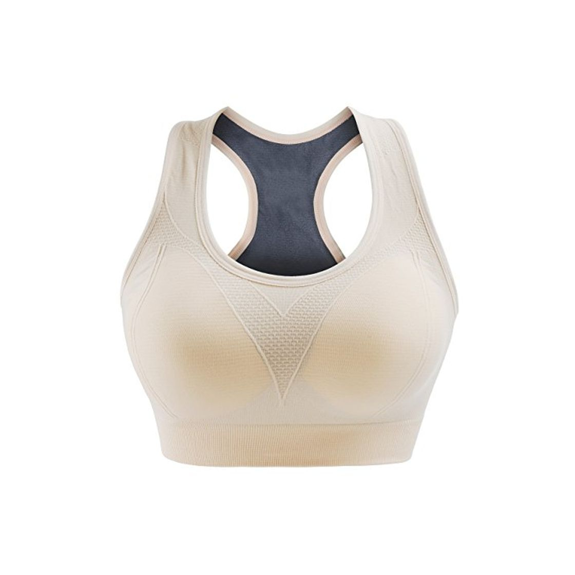 Product Libella Mujer Sujetador Deportivo Push Up Bustier con Amplio Correas Fitness Yoga