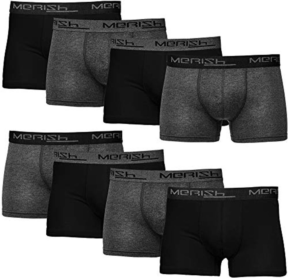 Products MERISH Juego de 8 calzoncillos Boxer para hombre