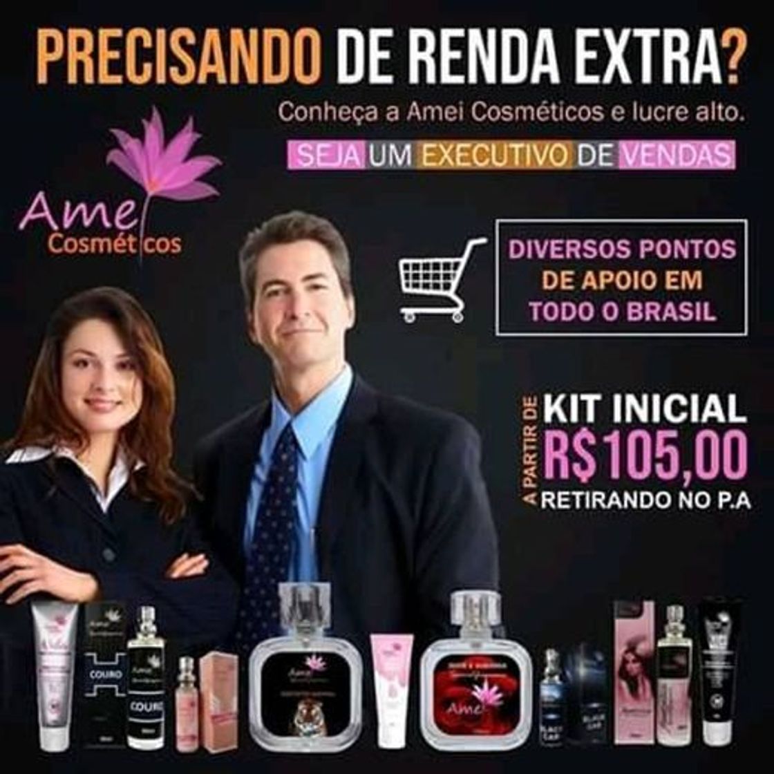 Moda Perfumes com 33 % de essência, 24 hora de fixação e na amei.