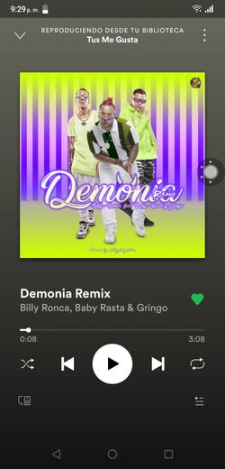Demonia- Billy Ronca ft Baby Rasta y Gringo 