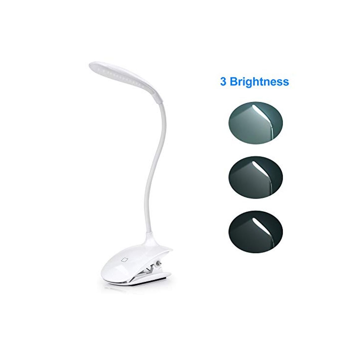 Social Adoric LED- Luz Lectura Lámpara de Escritorio con Panel Táctil Luz de
