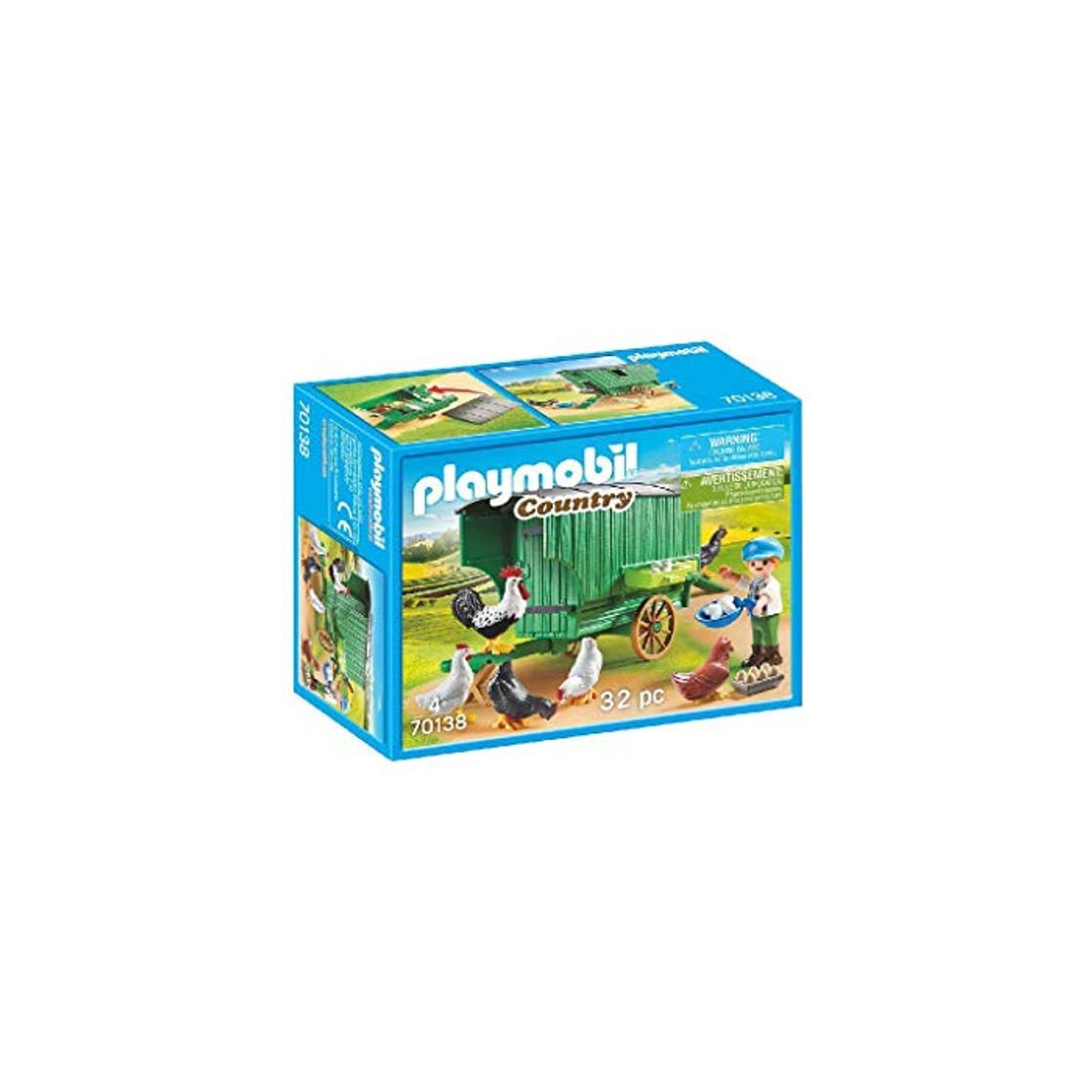 Producto PLAYMOBIL Country Gallinero, Color carbón