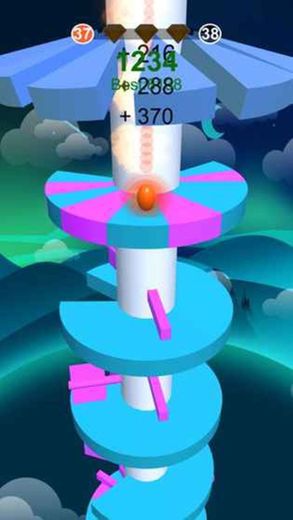 Hop Ball-Bounce On Stack Tower
