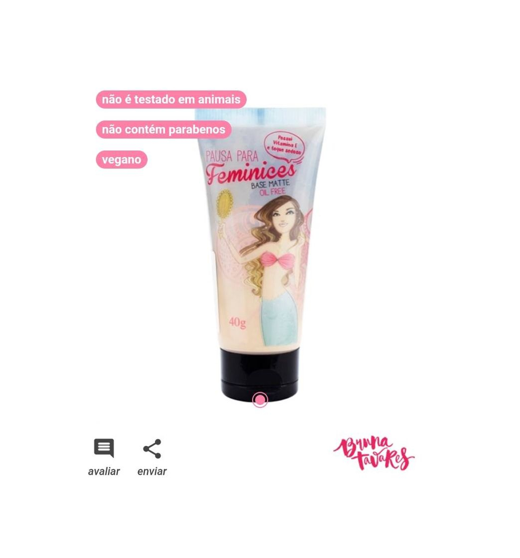 Productos Base Matte Pausa para Feminices