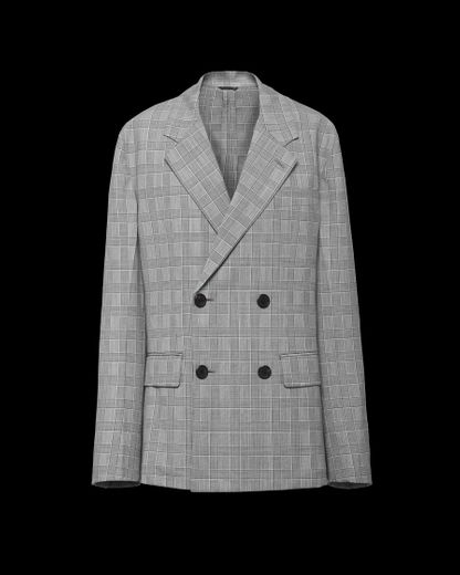 Prince-of-Wales check jacket | Prada