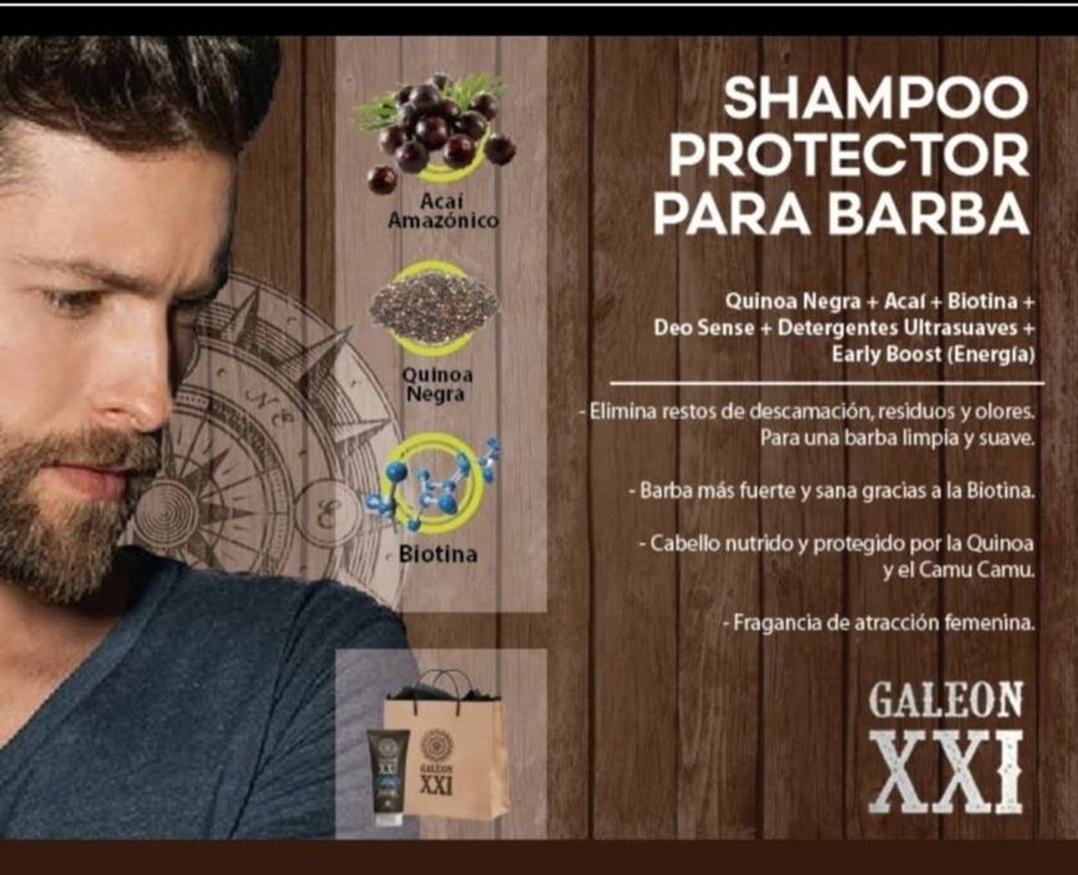 Fashion Champú protector para barba