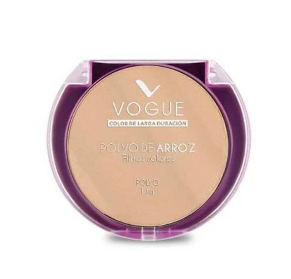 Fashion Polvos de arroz compacto maquillaje VOGUE