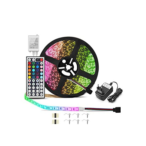 Social ALED LIGHT Tiras LED 5050 RGB 5m de Longitud 150 LED Multicolor