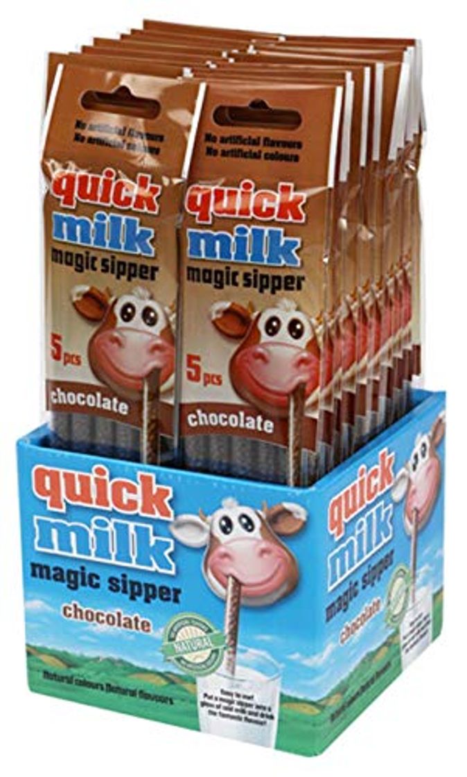 Producto Pajitas mágicas chocolate Quick Milk