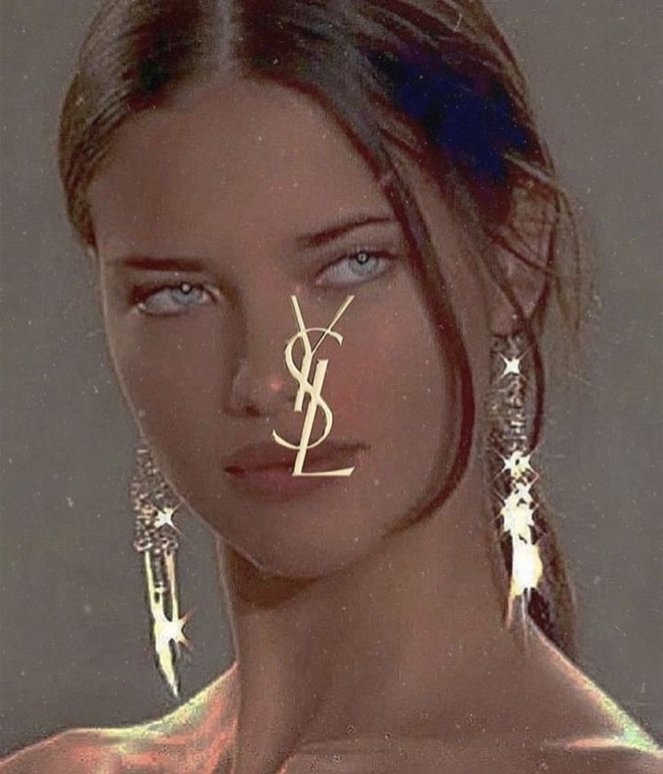 Fashion adriana lima as ysl 