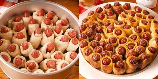 Best Pull-Apart Pigs In A Blanket Recipe - Delish.com