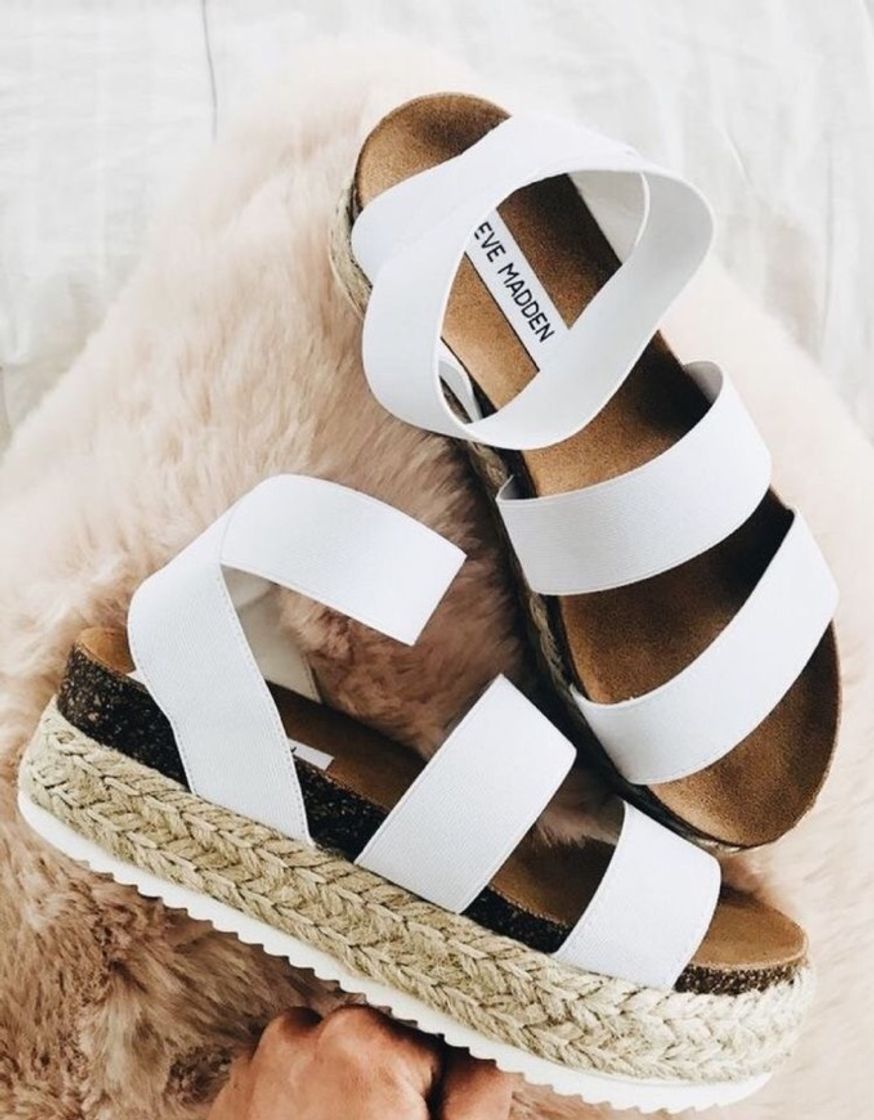 Social STEVE MADDEN WOMEN’S KIMMIE FLATFORM ESPADRILLE SANDALS