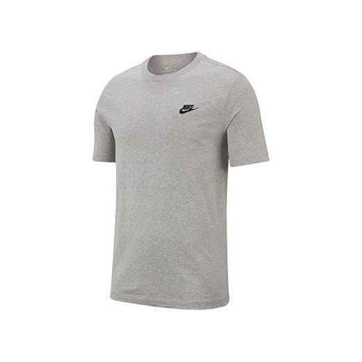 NIKE M NSW Club tee T-Shirt, Hombre, dk Grey Heather/