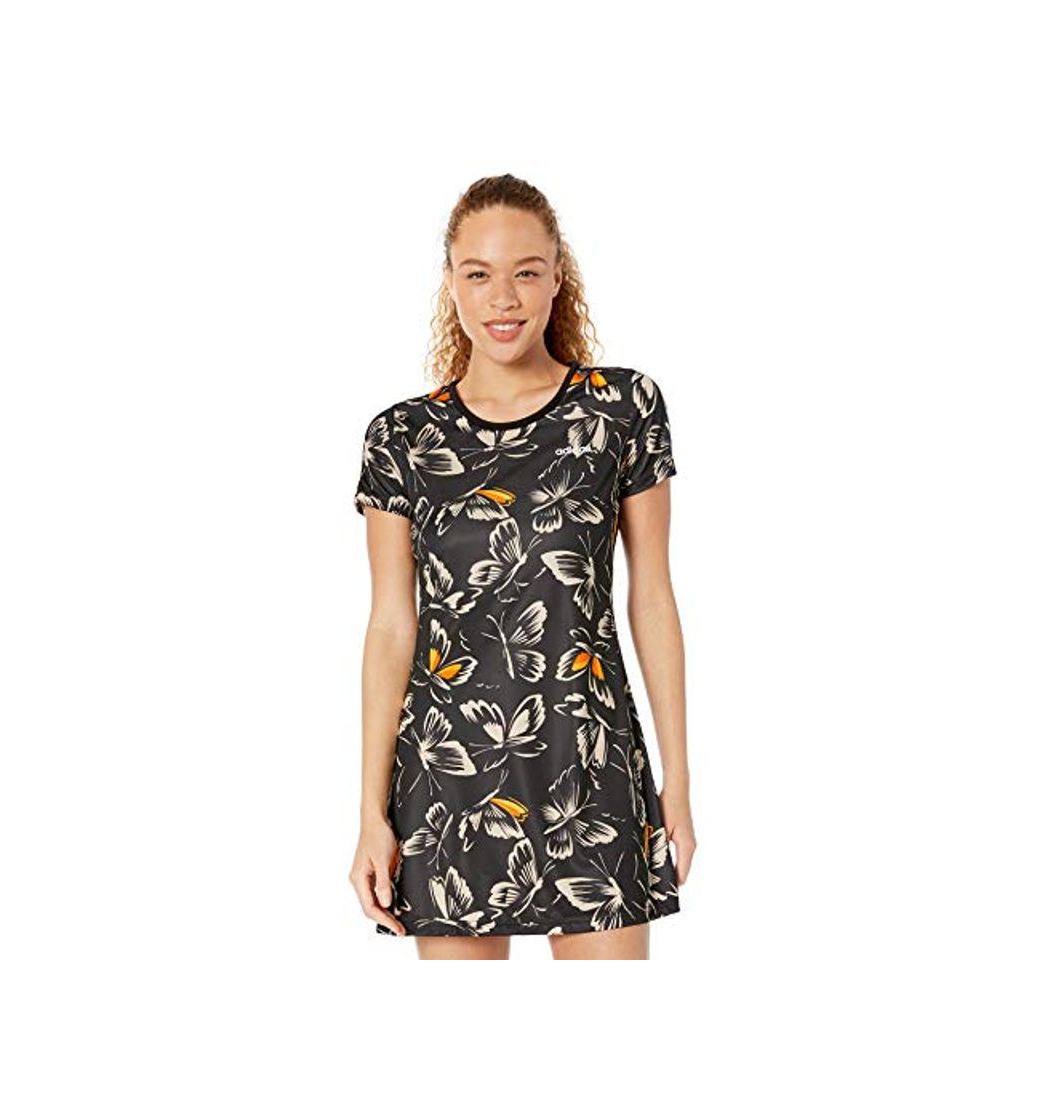 adidas Farm Print Dress Vestido, Black