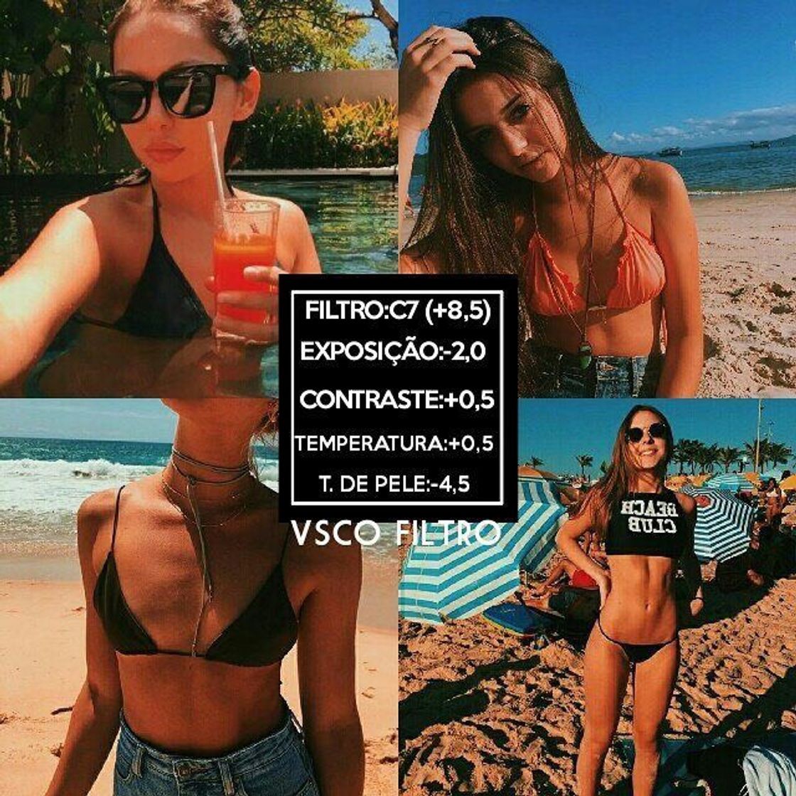 Social Efeito pra fotos na praia VSCO