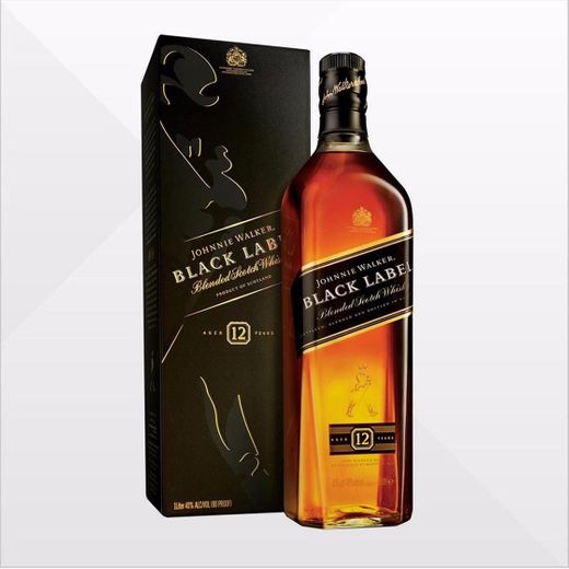 Whisky 12 Etiqueta Negra •Johnnie Walker 750ml.