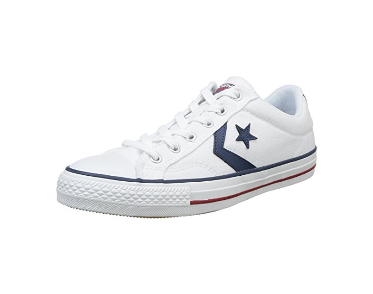 Social Converse Star Player Adulte Core Canvas Ox - Zapatillas deportivas, unisex, Blanco