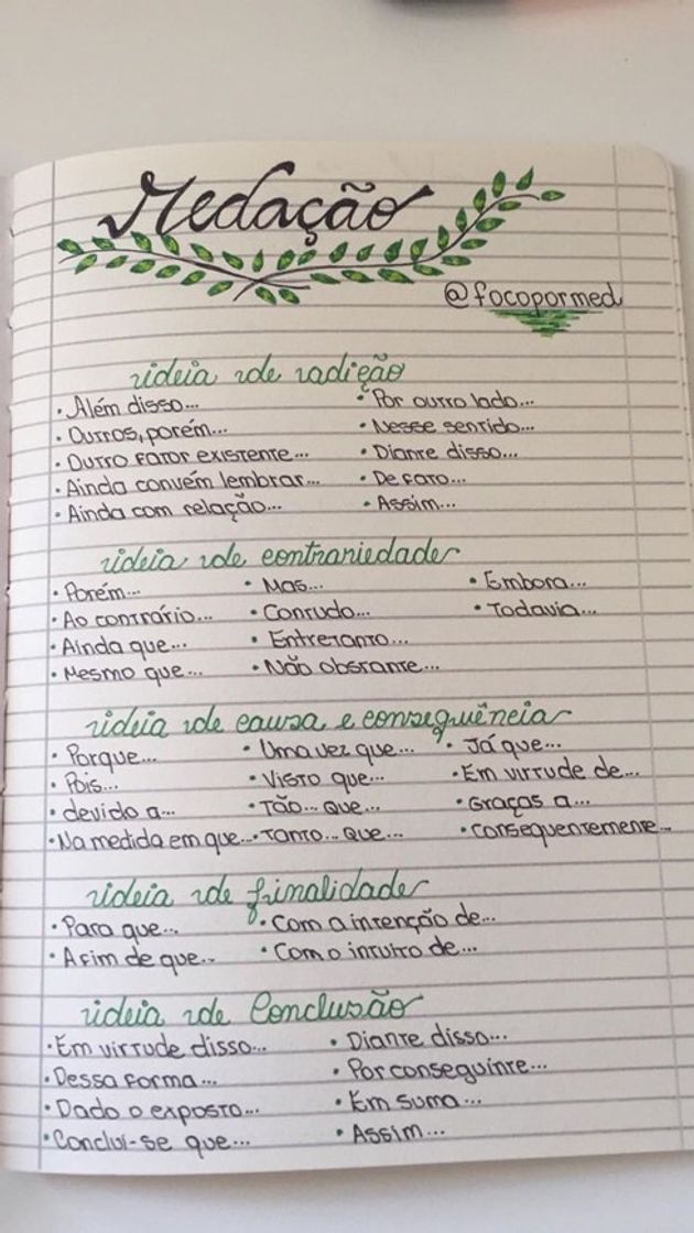 Fashion Dica para sua redação ✏️