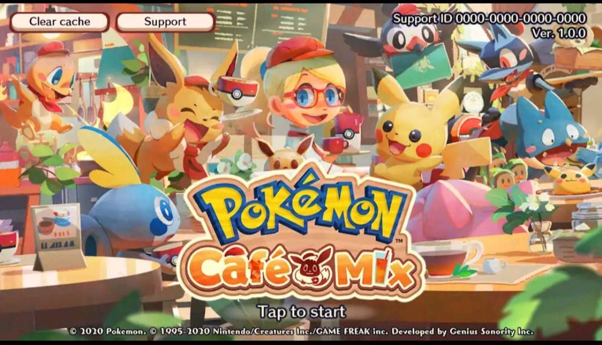 Moda Pokémon Café Mix 