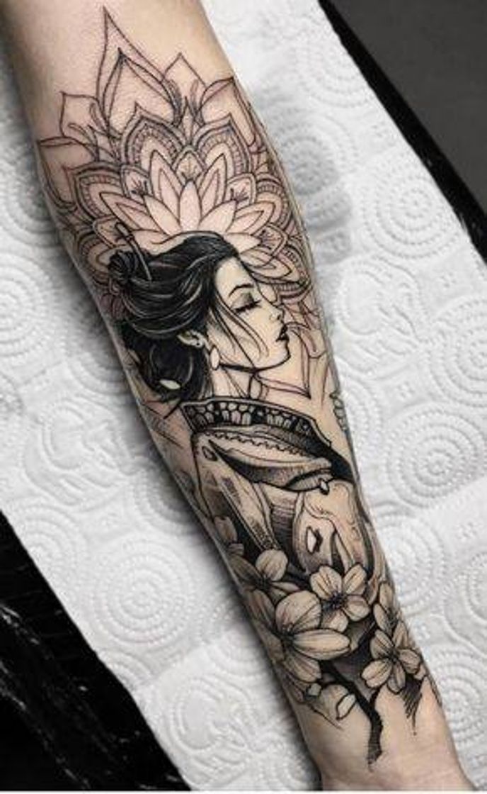 Moda Tatuagem oriental 