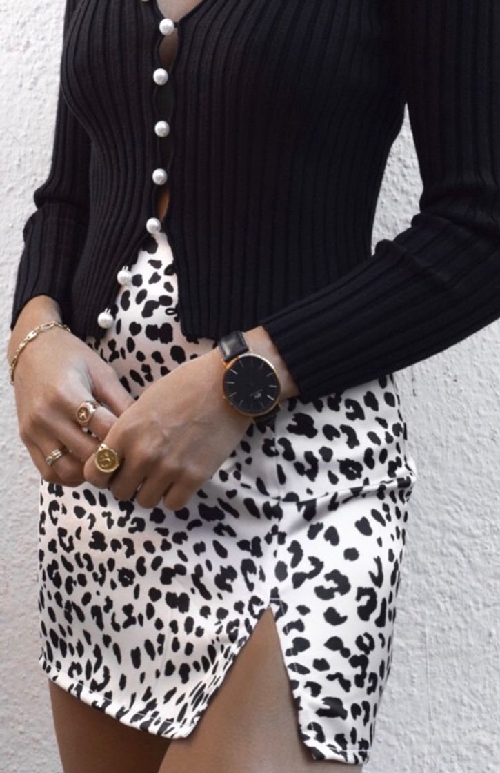 Social Dálmata mini skirt