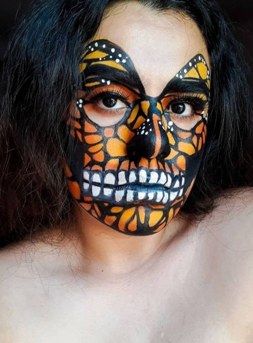 Fashion Maquillaje de catrina monarca