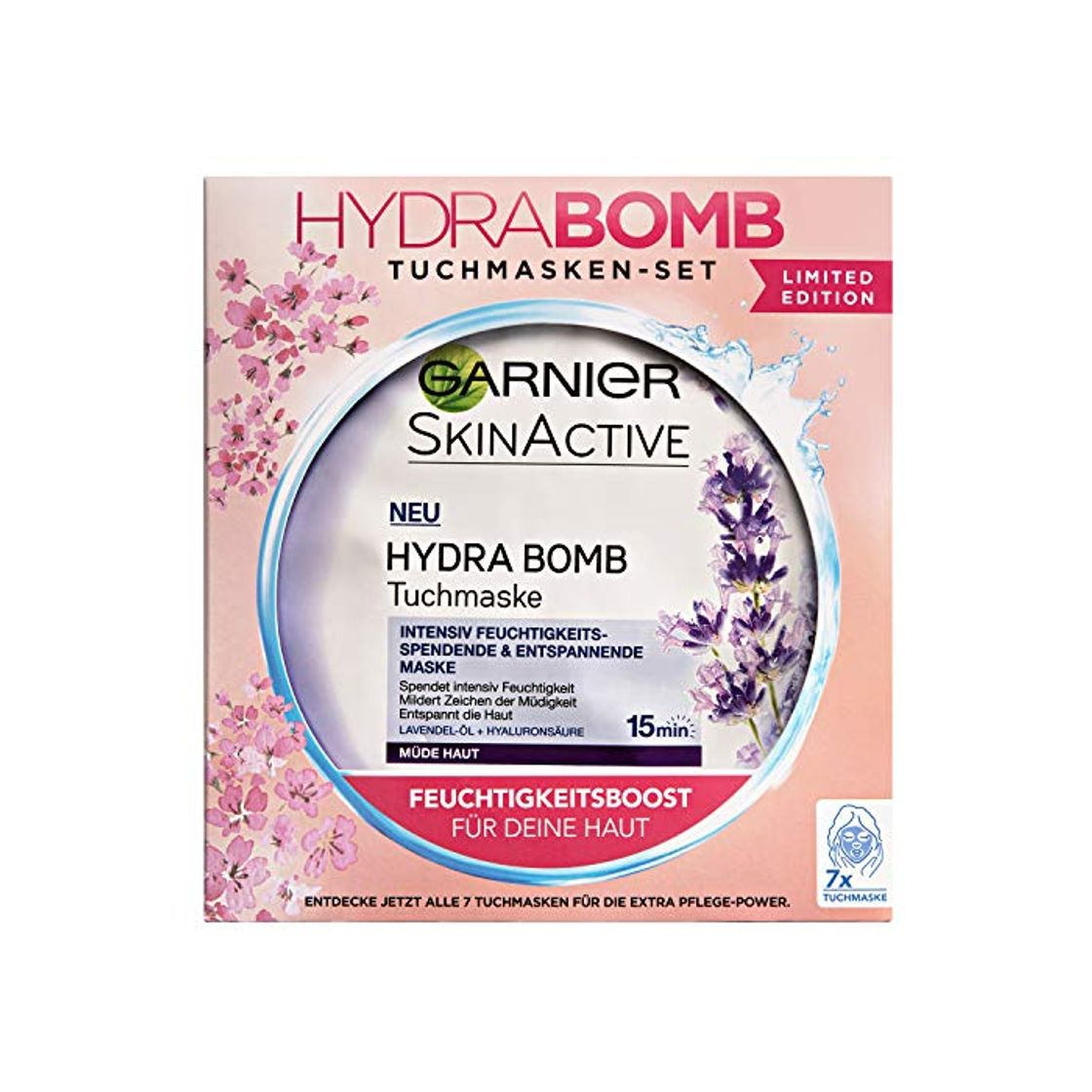 Beauty Garnier Hydra Bomb Toalla Máscaras Set