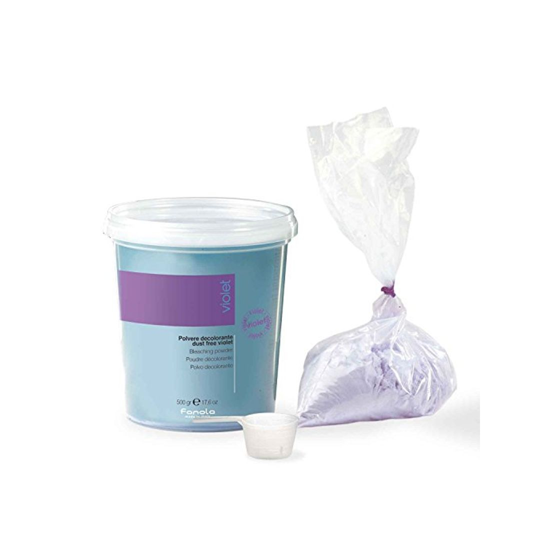 Producto fanola Violet bleac de conmutación Powder – blondier polvo púrpura deshumidificación