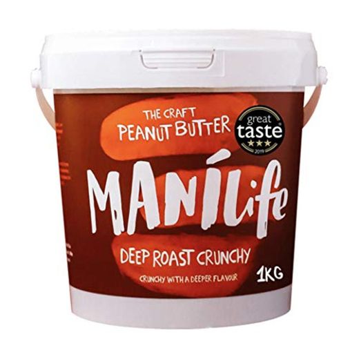 ManiLife Mantequilla de Cacahuete - Peanut Butter - Natural, de Origen único,