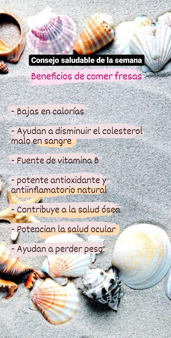 Fashion Consejo saludable: Beneficios de comer fresas 🍓