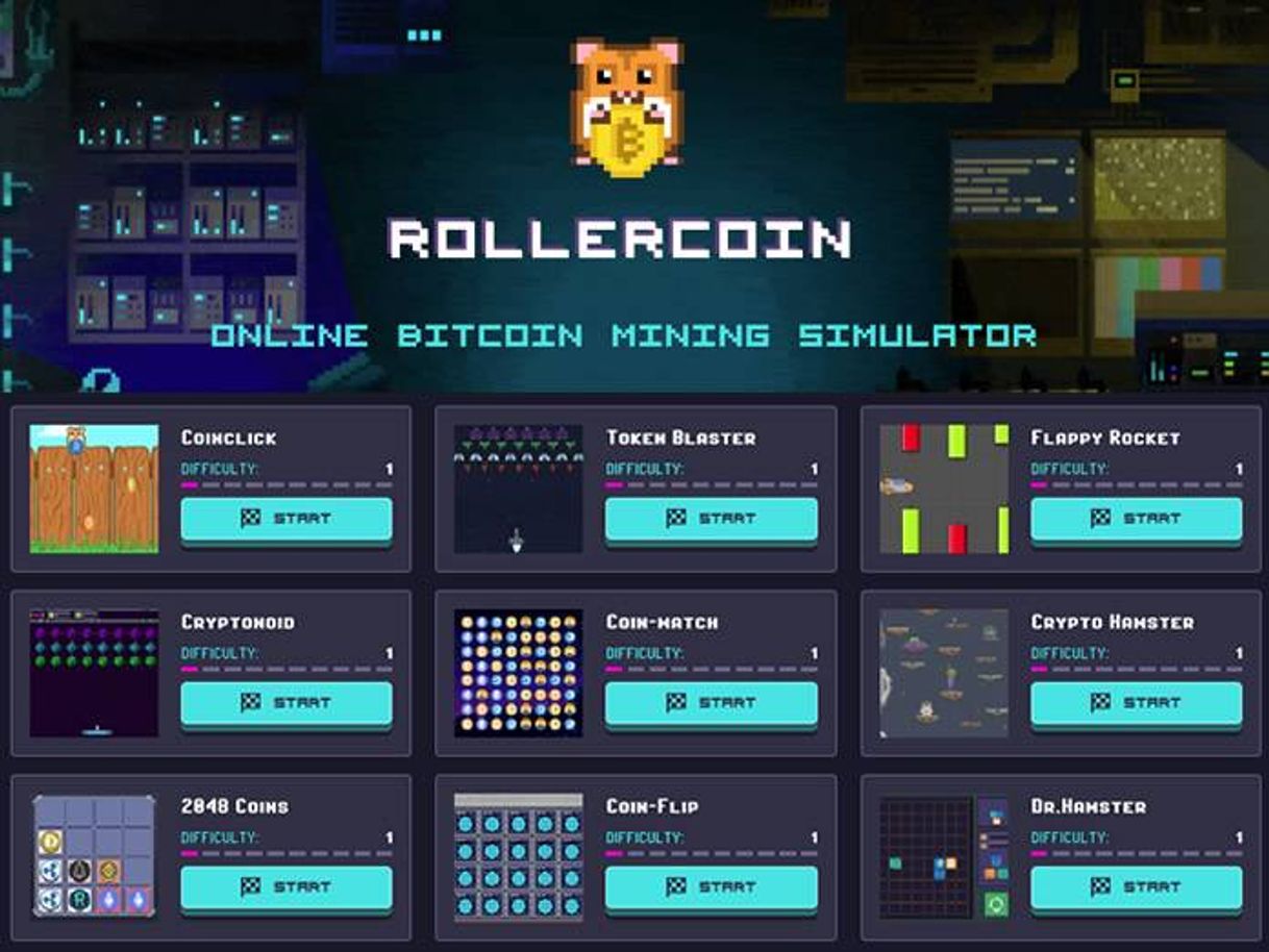 Moda Rollercoin - juego para minar cryptomonedas 