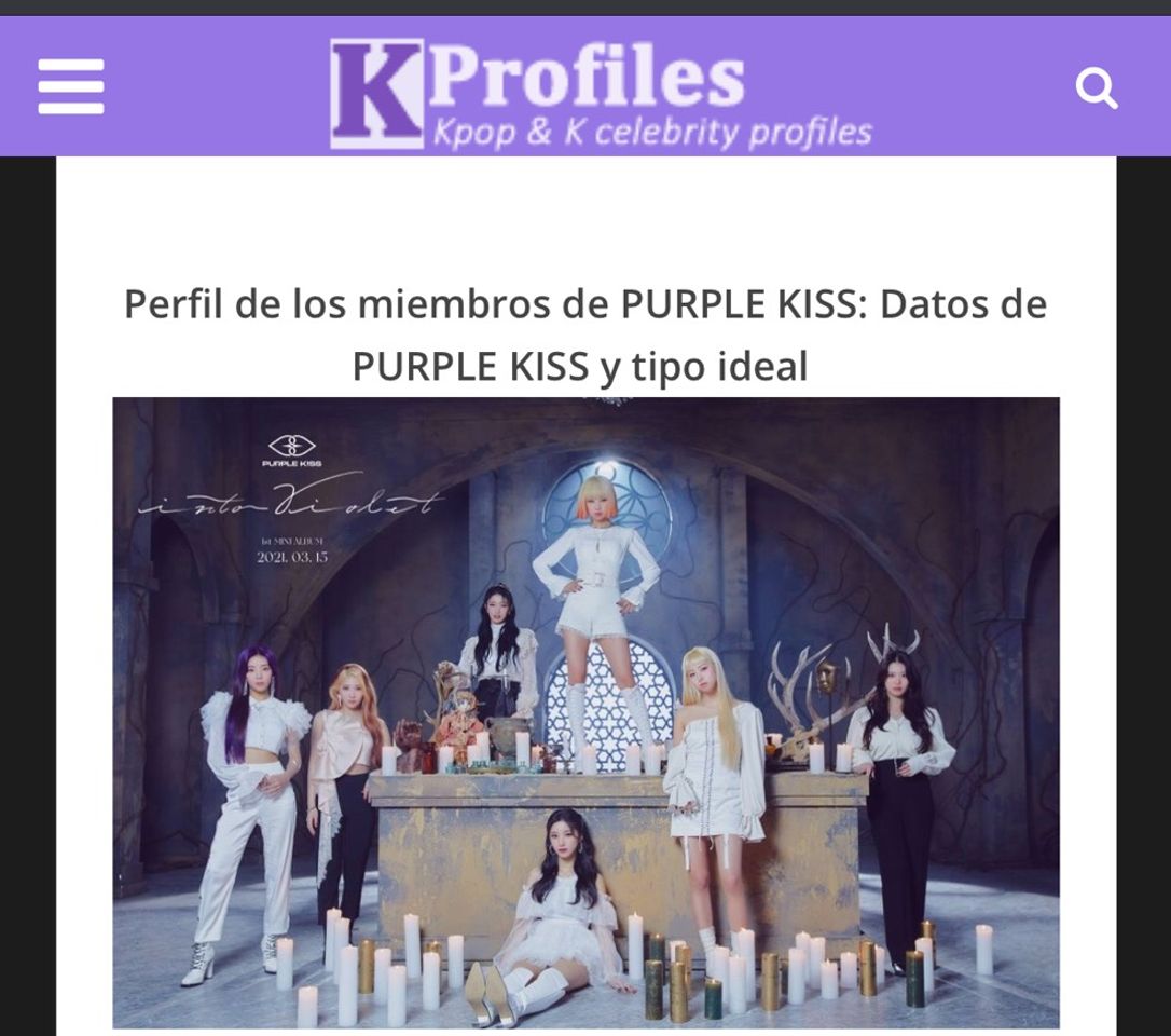 Fashion PURPLE KISS Members Profile (Updated!)